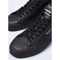 Чоловічі чорні шкіряні кеди Pepe Jeans YOGI ORIGINAL BOOT 42 EU 11